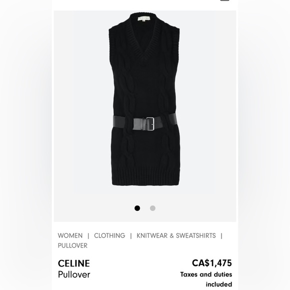 CELINE cashmere knit - Picture 3 of 8